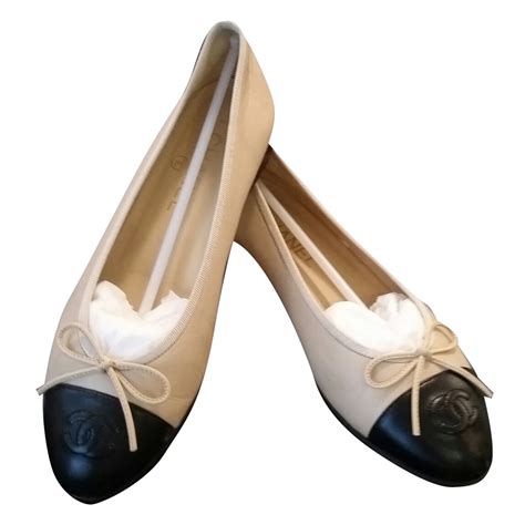 chanel two toned flats|are Chanel ballet flats comfortable.